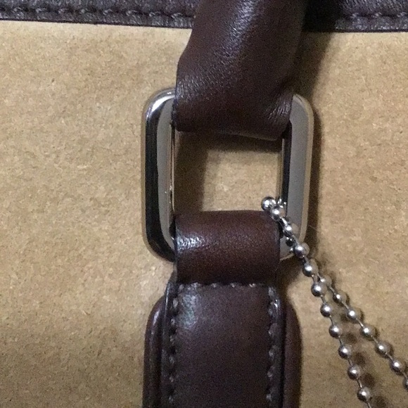 ✨Vintage Retired Coach Hampton✨ #7536 Suede with Leather Trim - Picture 14 of 16